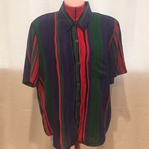 Kathy Che colorful vintage button up